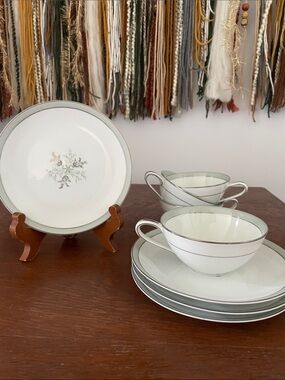 Vintage noritake China plates and cups
